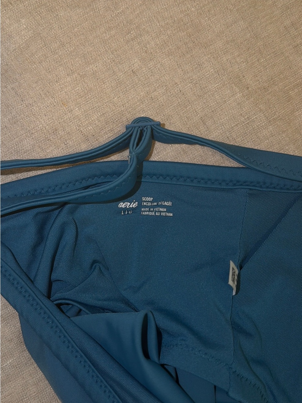 Aerie Dark Teal longline bikini top - Picture 3 of 3